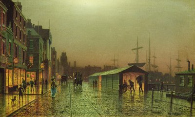 Liverpool Dokk alkotó: John Atkinson Grimshaw
