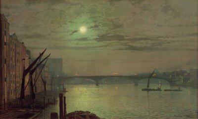 Southwark híd, 1882 alkotó: John Atkinson Grimshaw