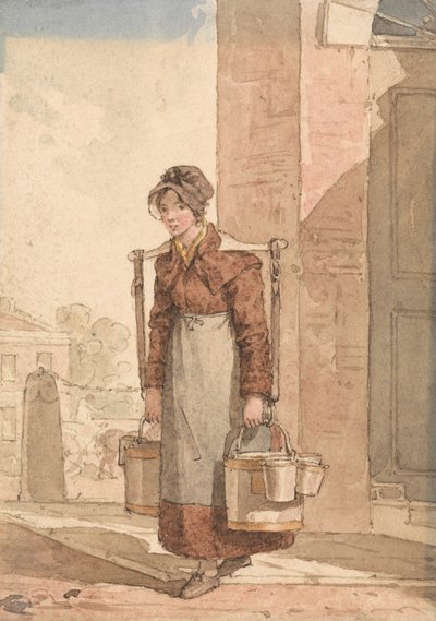 Egy tejeslány alkotó: John Augustus Atkinson