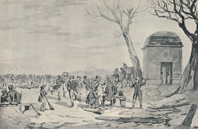 Korcsolyázás a Hyde Parkban, 1807, 1920 alkotó: John Augustus Atkinson