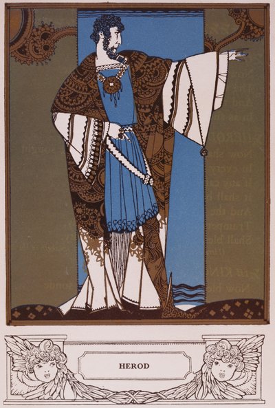 „Herod” az „Everyman”-ből, kiadó a Chapman & Hall alkotó: John Austen