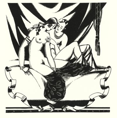 Illusztráció Don Juanhoz, Lord Byron (litho) alkotó: John Austen