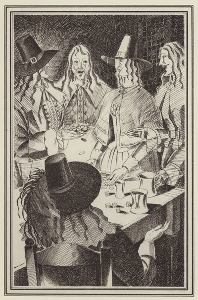 Illusztráció a Moll Flanders számára, Daniel Defoe (litho) alkotó: John Austen