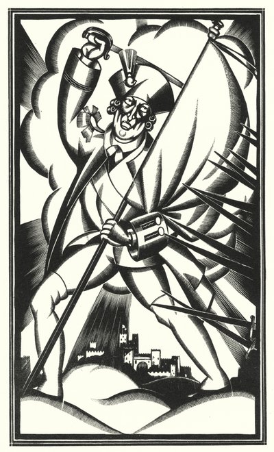 Illusztráció Tristram Shandyhez, Laurence Sterne (litho) alkotó: John Austen