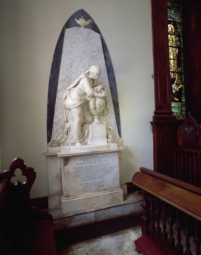 Emlékmű Rosa Palmernek a Rose Hallból, 1790 (márvány) alkotó: John Bacon