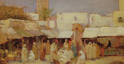 Market Place, Tanger alkotó: John Bagnold Burgess