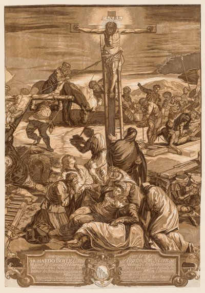Keresztre feszítés, 1741. alkotó: John Baptist Jackson