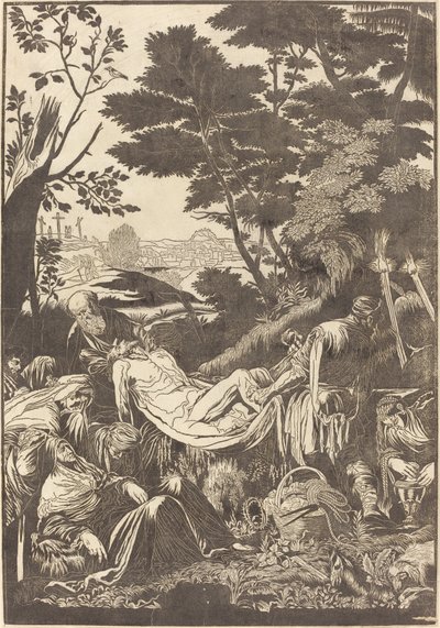 A síremlék [recto] alkotó: John Baptist Jackson after Jacopo Bassano