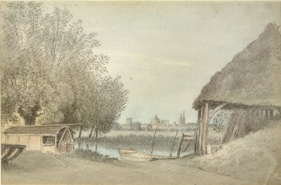Ferry Hinksey, Oxford közelében, 1789. június 15 alkotó: John Baptist Malchair