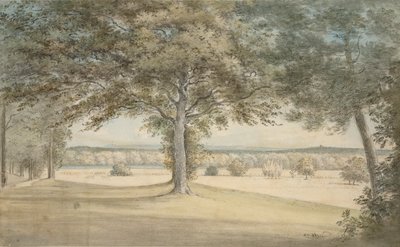 Kirtlington Park, 1783. október 9 alkotó: John Baptist Malchair