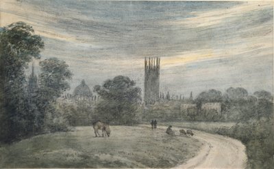 Oxford bejárata Londonból, visszaemlékezésből, 1790. július 16 alkotó: John Baptist Malchair