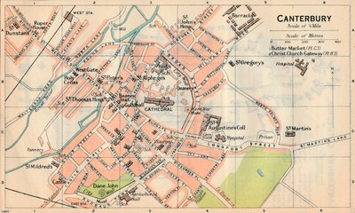 Canterbury, XX. század alkotó: John Bartholomew