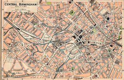 Birmingham központja, XX. század alkotó: John Bartholomew