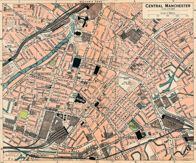 Manchester központja, XX. század alkotó: John Bartholomew