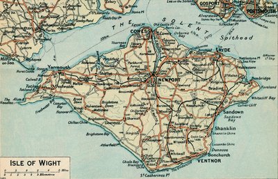Isle of Wight., XX. század alkotó: John Bartholomew