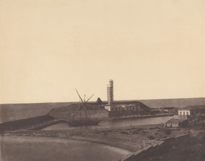 Hajó az algériai kikötőben, 1853-54. alkotó: John Beasley Greene