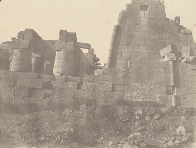 [Karnac, Hypostyle Hall, északi fal, külső oldal, N°1 bis] alkotó: John Beasley Greene