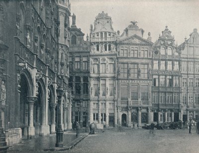 A Grand Place sarka, Brüsszel, Belgium, c1900 1914-1915 alkotó: John Benjamin Stone
