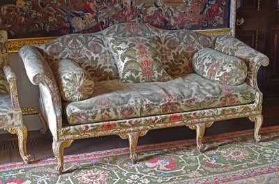 George III. Giltwood Humpback szódaágy alkotó: John Bladwell