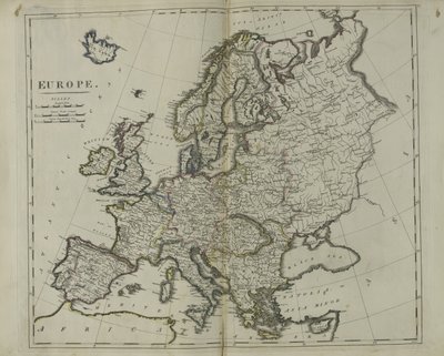 Európa, 1814 alkotó: John Bower