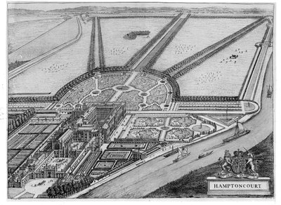 Hampton Court Palace, 1714-1716 körül alkotó: John Bowles