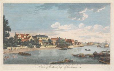 Erith képe, a Temzére nézve alkotó: John Boydell