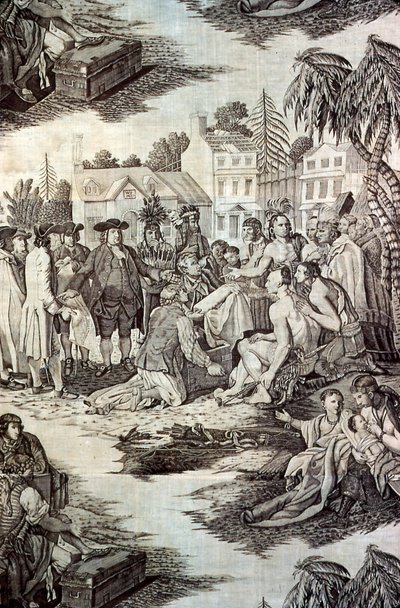 William Penn szerződése az indiánokkal (Furnishing Fabric) alkotó: John Boydell