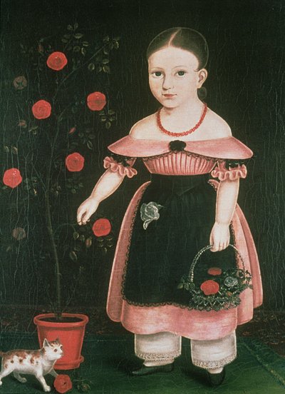 Kislány levendulában, 1840 körül alkotó: John Bradley