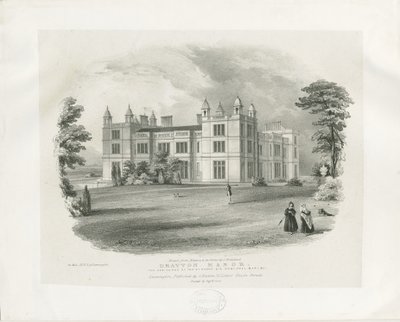 Drayton Bassett - "Drayton Manor" : metszet alkotó: John Brandard