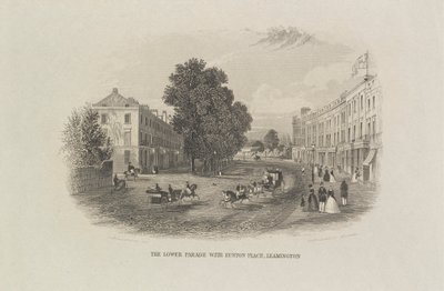 Az alsó parádé az Euston Place-vel, Leamington alkotó: John Brandard