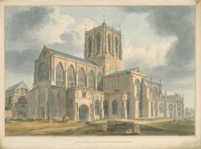 Dorset – Sherborne templom, 1802 alkotó: John Buckler