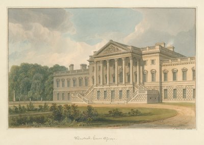 Essex – Wanstead-ház, 1822 alkotó: John Buckler