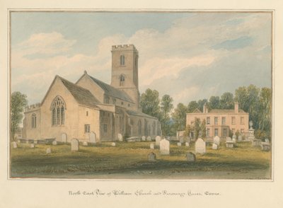 Essex - Witham templom és plébániaház alkotó: John Buckler