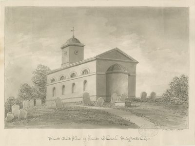 Hints Church: szépia rajz alkotó: John Buckler
