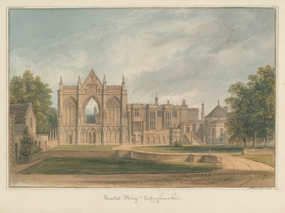 Nottinghamshire – Newsted Priory, 1826 alkotó: John Buckler