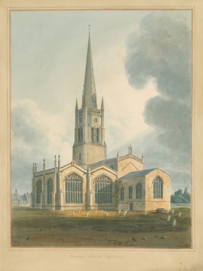 Oxfordshire – Bloxham Church, 1802 alkotó: John Buckler
