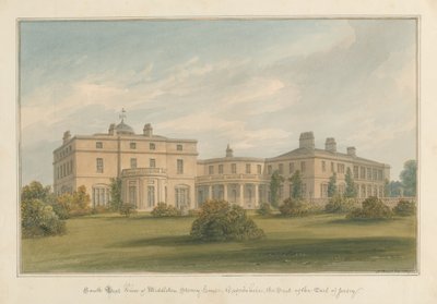 Oxfordshire – Middleton Stoney House, 1827 alkotó: John Buckler