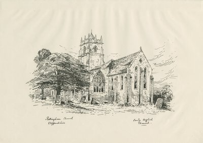Pattingham templom: ?cinkográf, nd [?19. század] (nyomtatott) alkotó: John Buckler