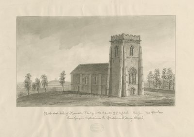 Ranton Abbey [Priory]: szépia rajz, nd [1770-1851] (rajz) alkotó: John Buckler