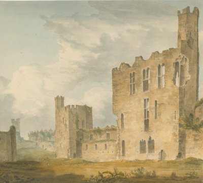 Wales – Carnarvonshire – Conway kastély, 1800 alkotó: John Buckler