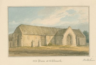 Wiltshire – Chilmark – Old Barn, 1817 alkotó: John Buckler