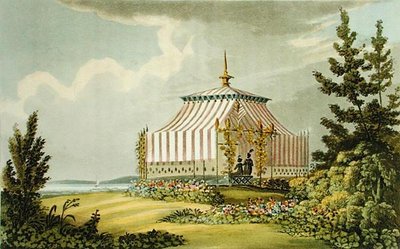 Egy velencei sátor, Ackermann Művészeti Tárából alkotó: John Buonarotti Papworth