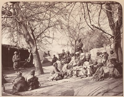Utcai jelenet Jalalabad városában, 1878 alkotó: John Burke