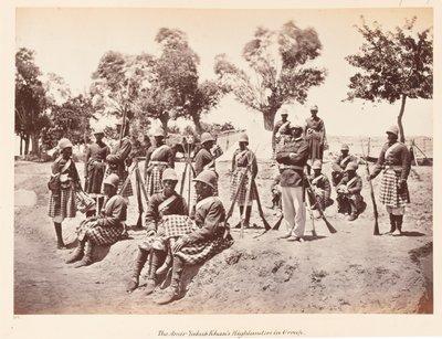 Az Amir ?felvidéki gárdája?, 1879 körül alkotó: John Burke