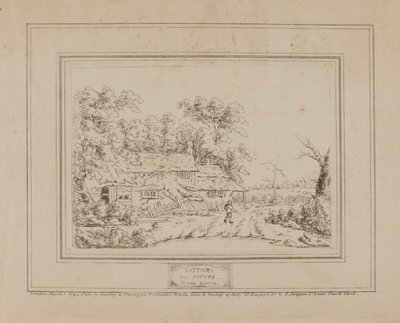 Cottage from Nature (a házikóval balra) alkotó: John Burton