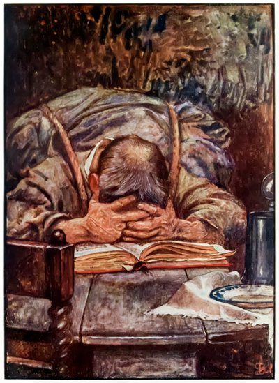 "Christian" a "The Pilgrim" Progress From This World, To That Who Is To Come című filmből, John Bunyan alkotó: John Byam Liston Shaw