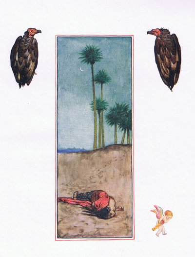 Feroza, illusztráció a Káma kertjéből (és más dalszöveg Indiából), 1920 alkotó: John Byam Liston Shaw