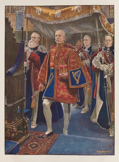VII. Edward király koronázása alkotó: John Byam Liston Shaw