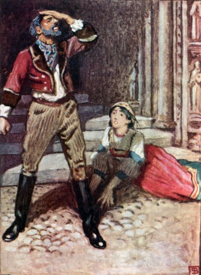 Pietro Mascagni, Cavalleria Rusticana (színes litográfia) alkotó: John Byam Liston Shaw