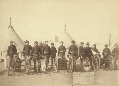 Az 1. tüzérség híres "E" ütője alkotó: John C. H. Grabill